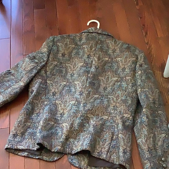 Multicoloured shimmery blazer, NWOT - Picture 2 of 8